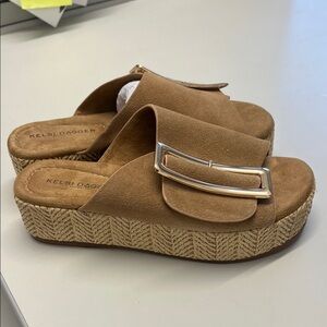 Kelsi Dagger Brown Platform Mules